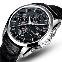 Мужские классические механические часы Carnival Genius Black 8705