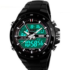 Спортивні чоловічі наручні годинники Skmei Black 1016